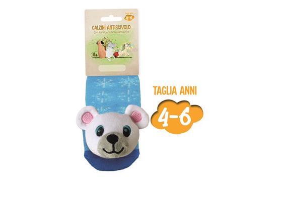 Anti-Rutsch Socken Bär 4-6 Jahre