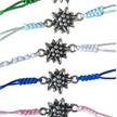 Armband einfarbig mit Edelweiss silber, div. Farben | Bild 2