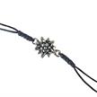 Armband schwarz mit Edelweiss silber, div. Farbe | Bild 2
