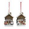 Aufhänger Gnom mit Berghütte, 2 assortiert
