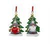 Aufhänger Gnome mit Herz Tannenbaum, 2 assortiert