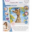 Baby Giraffe, 18x18cm Crystal Art Card | Bild 2