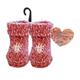 Baby Hausschuhe Edelweiss rot, 0+