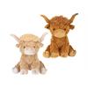 Baby Hochland Rinder Plüsch, 25cm, 2er Set, asstiert