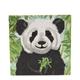 Baby Panda, Karte 18x18cm Crystal Art