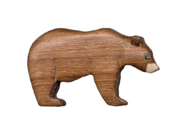 Bär aus Holz braun 3cm