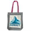 Baumwoll Tasche gestreift - Zermatt Matterhorn, 2 assortiert | Bild 5
