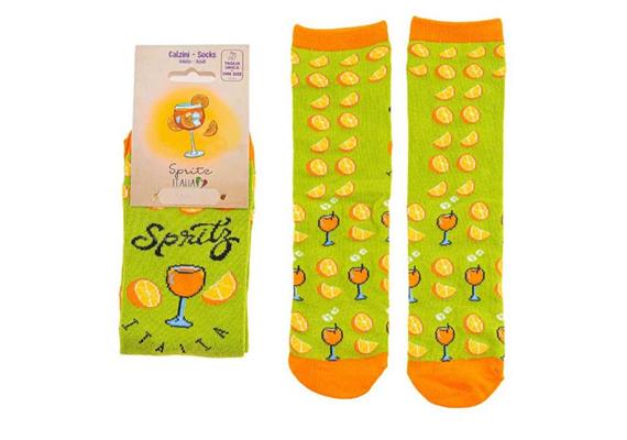 Baumwollsocken „Aperol Spritz“, Einheitsgröße