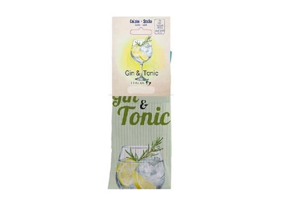 Baumwollsocken „Gin Tonic“, Einheitsgröße