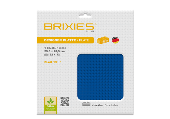 Bauplatte 32x32 Basic blau