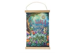 Be Kind, Mini Crystal Art Scroll 20x30cm