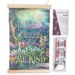 Be Kind, Mini Crystal Art Scroll 20x30cm | Bild 4