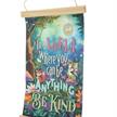 Be Kind, Mini Crystal Art Scroll 20x30cm | Bild 3