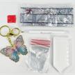 Bella Butterfly Crystal Art Metal Keyring Kit, im Polybag verpackt, 6 x 6 cm | Bild 3