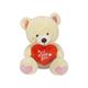 Bernie Cream Plüsch Bär Loveheart, 43 cm, sitzend