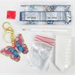 Bianca Butterfly Crystal Art Metal Keyring Kit, im Polybag verpackt, 6 x 6 cm | Bild 3