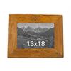 Bilderrahmen Holz mit Edelweiss, 18 x 13 cm