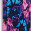 Blau Violette Schmetterlinge, 30x30cm Crystal Art Kit | Bild 2