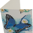 Blauer Schmetterling, Karte 10x15cm Crystal Art | Bild 2