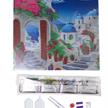 Blaues Haus Aussicht, 30x30cm Crystal Art Kit | Bild 4