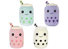 Boba Bubble Tea Plüschdosen, 30cm 6-er Set, assort