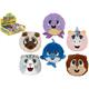 Boingos Plüschbälle Mix, 7cm, Display mit 12 Stück 6 assortiert