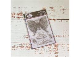 Bombay Butterfly, Crystal Art A5 Stamp Set