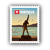 Briefmarkensticker Freddie - Montreux