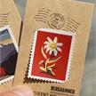 Briefmarkensticker Interlaken Eiger, Mönch, Jungfrau | Bild 2