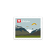 Briefmarkensticker Interlaken Paraglider