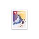 Briefmarkensticker Matterhorn Ski - Zermatt