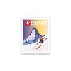 Briefmarkensticker Matterhorn Ski - Zermatt