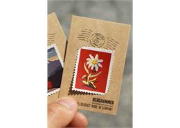 Briefmarkensticker Steinbock - Graubünden