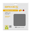 Brixies PLUS Bauplatte Basic dunkelgrau, 25.5 x 25.5 cm