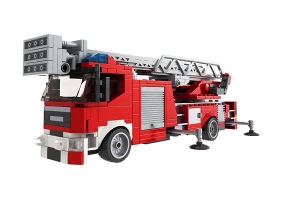 Brixies PLUS Bausatz Feuerwehr Drehleiter