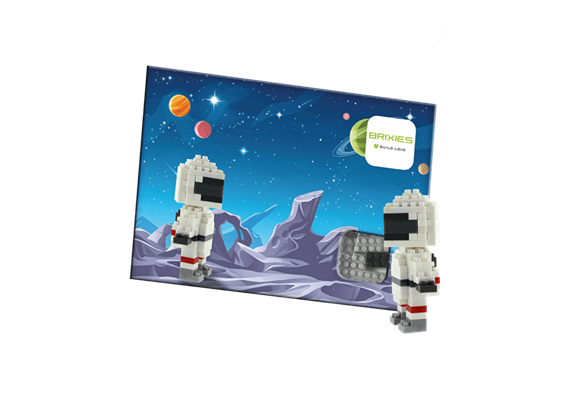 Brixies Postkarte Astronaut / astronaut