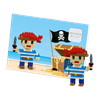 Brixies Postkarte Pirat / Pirate