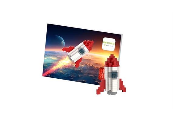 Brixies Postkarte Rakete