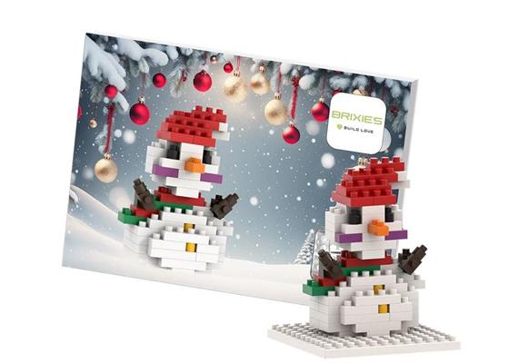 Brixies Postkarte Schneemann / snowman