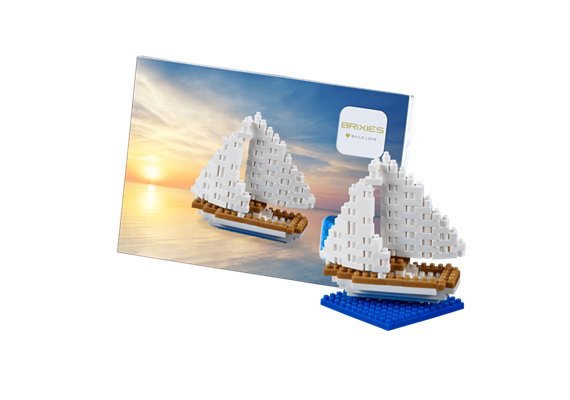 Brixies Postkarte Segelschiff / Sailing Boat