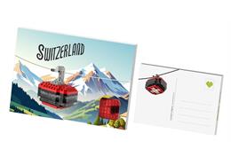 Brixies Postkarte Seilbahnkabine Schweiz