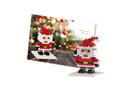 Brixies Postkarte Weihnachtsmann / Santa Claus