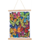 Butterfly, Crystal Art Scroll 35x45cm