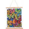 Butterfly, Crystal Art Scroll 35x45cm