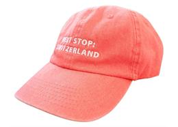 Cap Next Stop Switzerland, rot