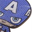 Captain America, Crystal Art Buddy ca. 11x8cm | Bild 3