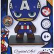 Captain America, Crystal Art Buddy ca. 11x8cm | Bild 4