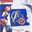 Captain America, Karte 18x18cm Crystal Art | Bild 4