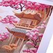 Cherry Blossom Bliss, 35x45cm Crystal Art Scroll | Bild 3