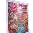 Cherry Blossom Bliss, Crystal Art Scroll 35x45cm | Bild 2